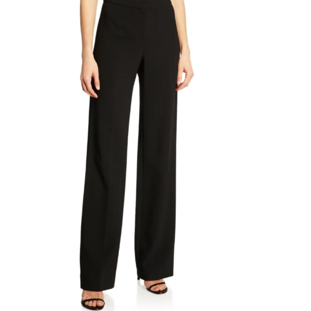 NWT fabulous St. John crêpe Ink (dark blue) Diana pants size 2